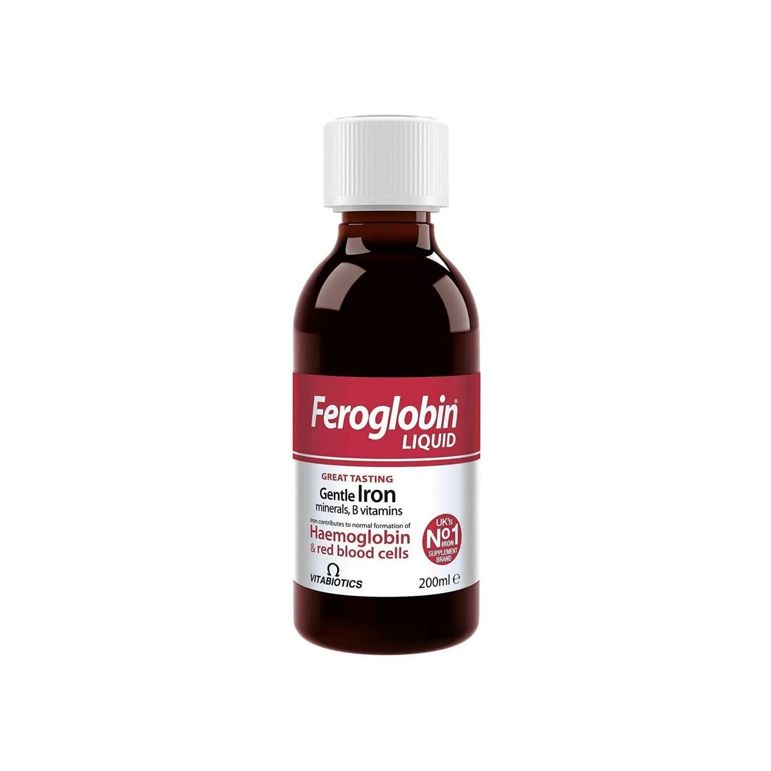 Vitabiotics Feroglobin 200ml for Haemoglobin - B12 & Iron Supplement Liquid Vitabiotics