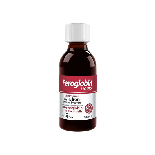Vitabiotics Feroglobin 200ml for Haemoglobin - B12 & Iron Supplement Liquid Vitabiotics