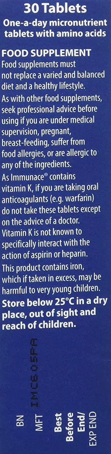 Vitabiotics Immunace Original - 30 Tablets