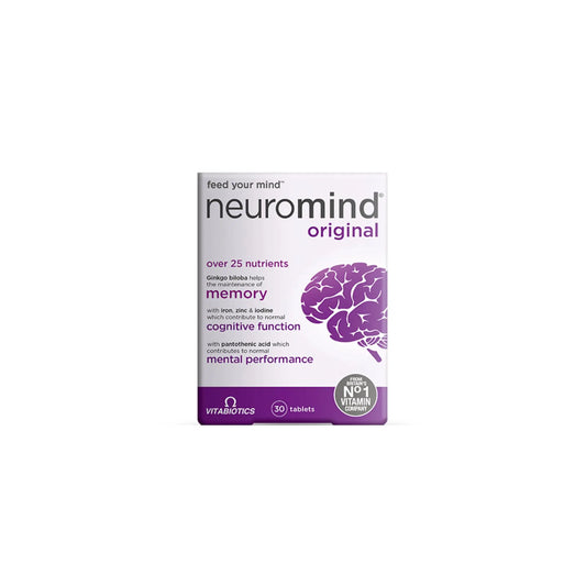 Vitabiotics Neuromind Original - Iron, Zinc & Iodine- Mental Performance-30's Vitabtiotics