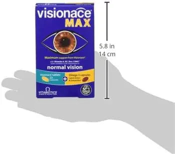 Vitabiotics Visionace MAX - 56 (28 Visionace Tablets + 28 Omega 3 Capsules)