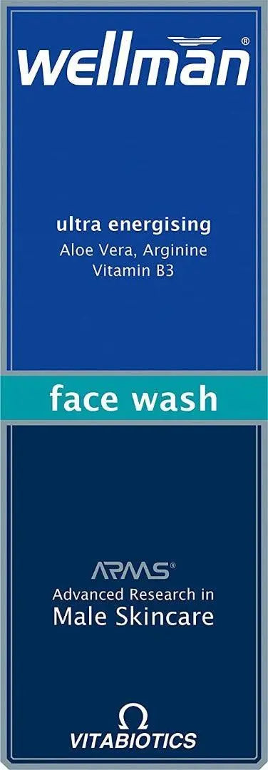 Vitabiotics Wellman 125ml Face Wash - Arc Health Nutrition