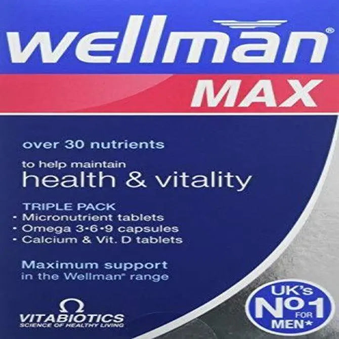 Vitabiotics Wellman Max - 84 Tablets – ARC Health Nutrition