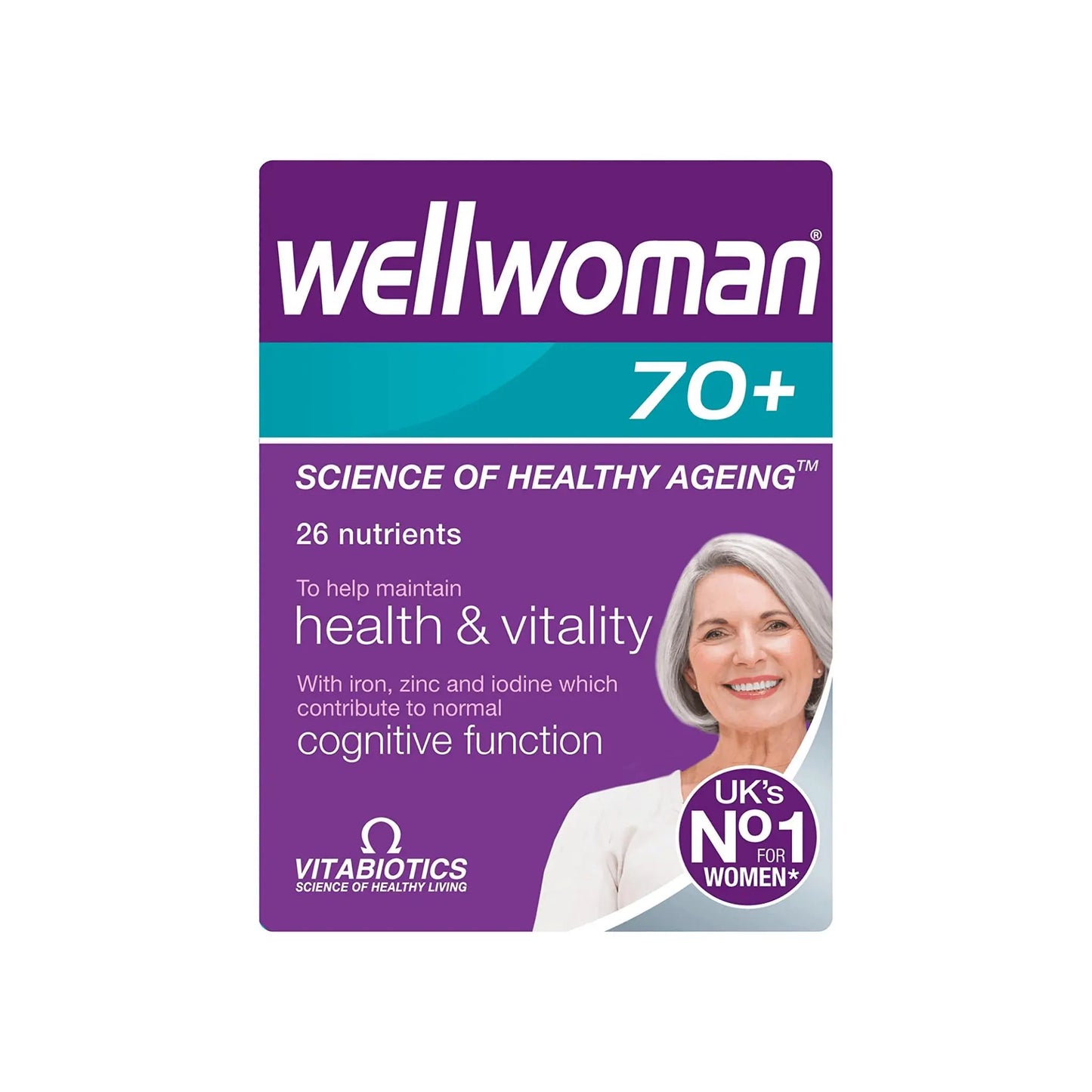 Vitabiotics Wellwoman 70+ Tablets 30s