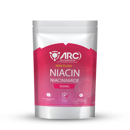 Vitamin B3 Niacinamide Niacin 500mg Tablets for men & women Arc Health Nutrition Ltd