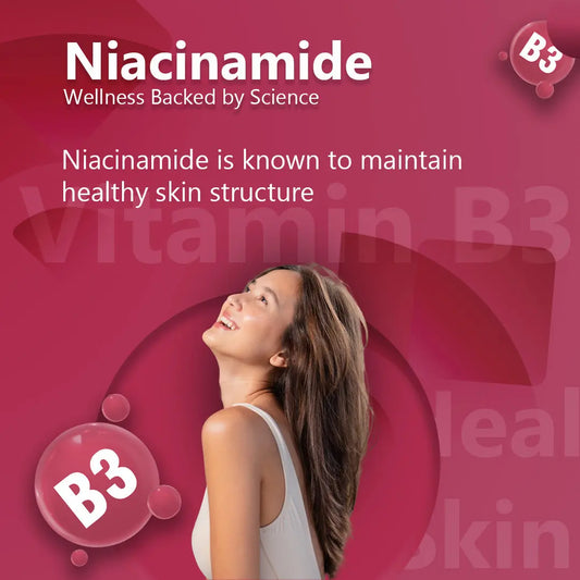 niacinamide niacin skin wrinkle anti aging tablets