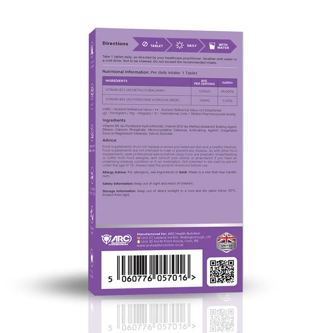 vitamin b6 b12 tablets supplements