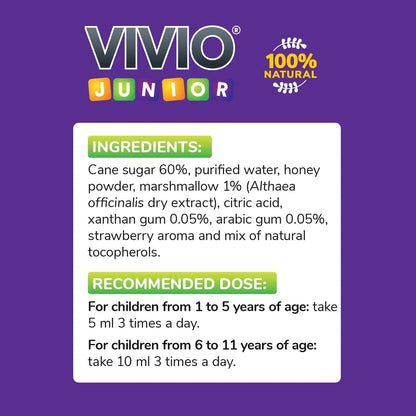 Vivio Junior Cough Syrup - 140ml VIVIO