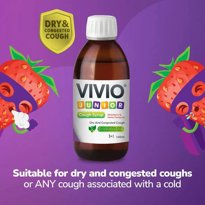 Vivio Junior Cough Syrup - 140ml VIVIO