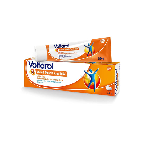 Voltarol Back & Muscle 1.16% Pain Relief 50g Gel - Arc Health Nutrition