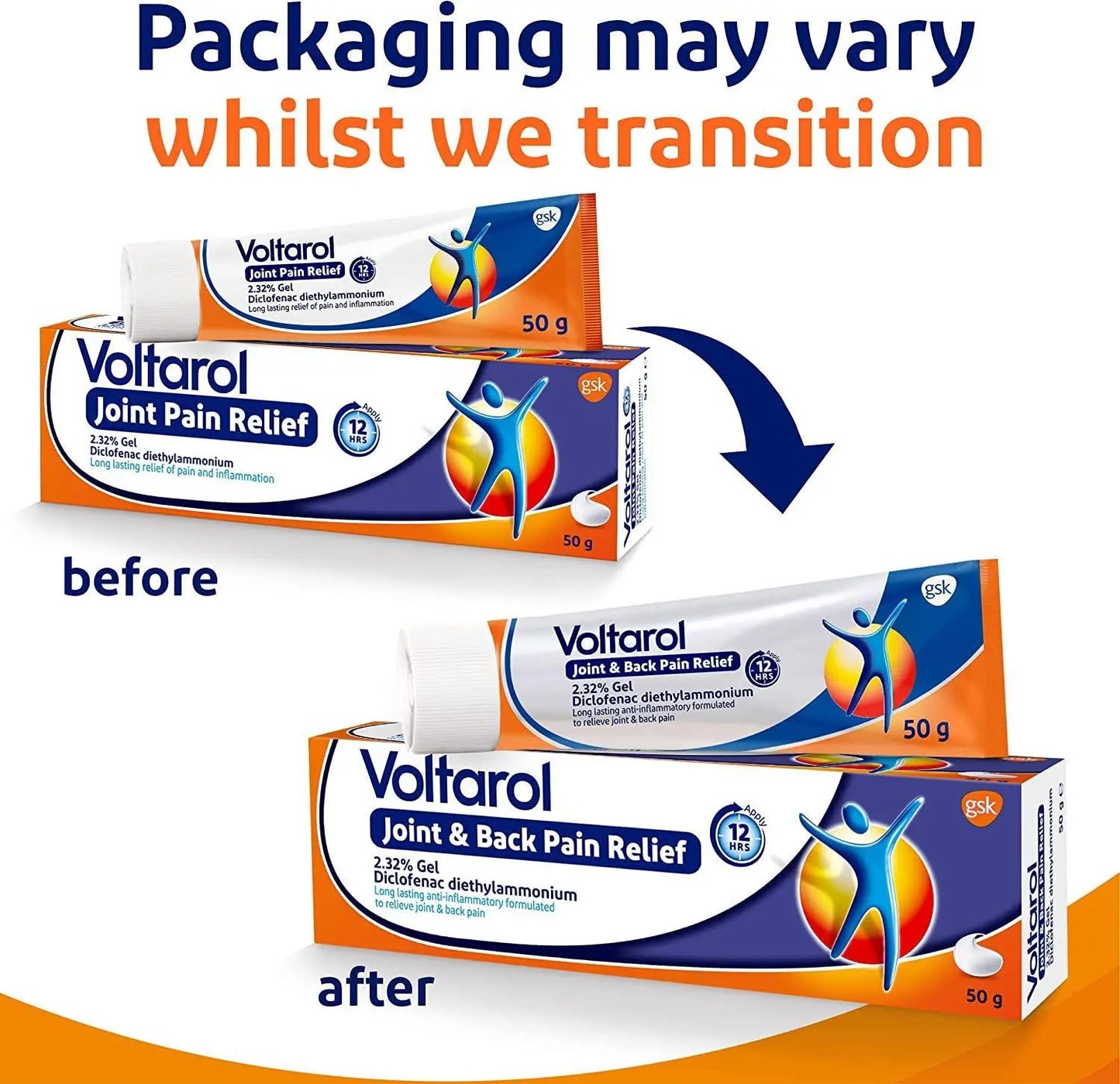 Voltarol Joint 50g Pain Relief - Arc Health Nutrition