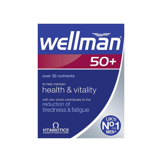 Wellman 50+, 30 Tablets - Arc Health Nutrition UK Ltd