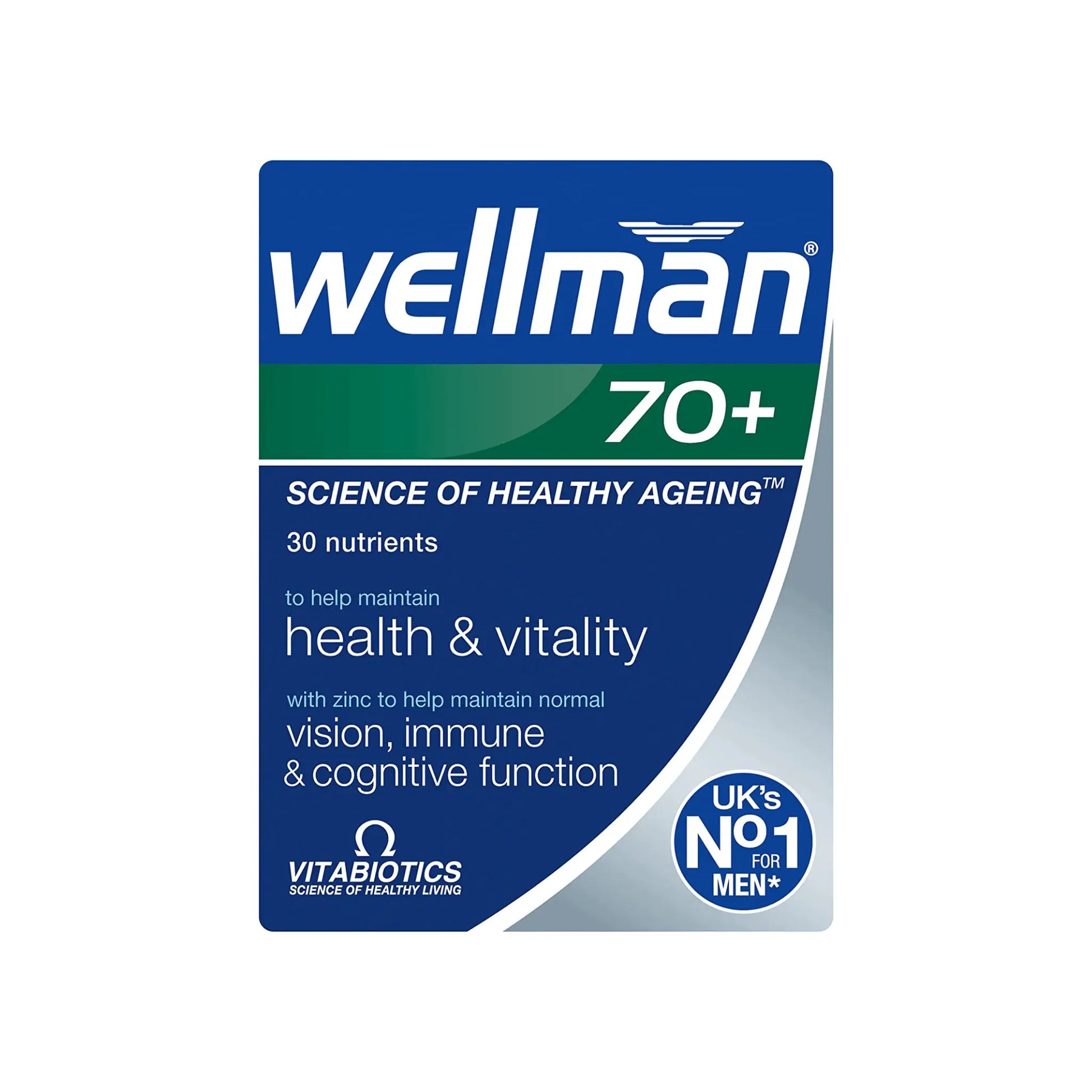 Wellman 70 Plus 30 Tablets - Arc Health Nutrition