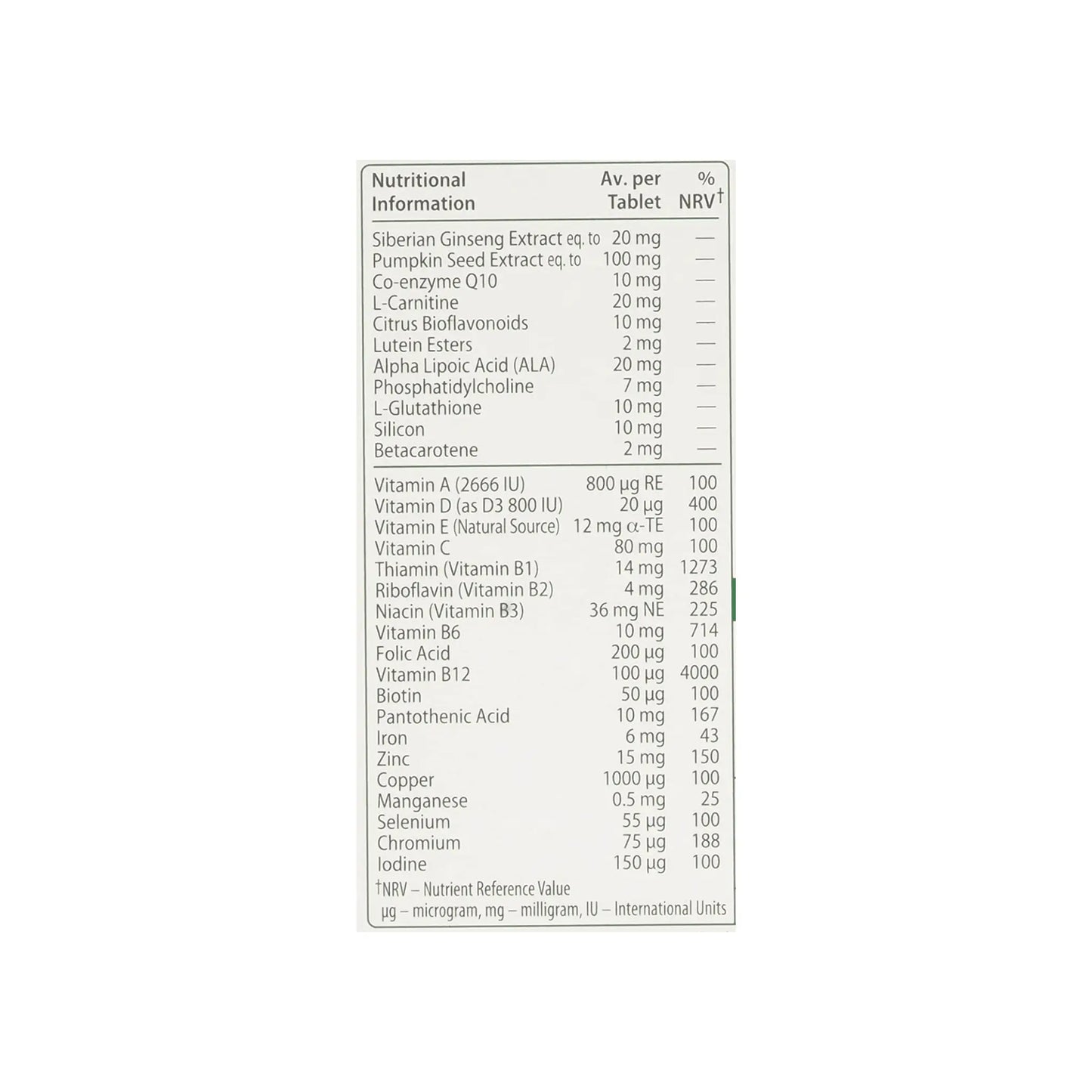 Wellman 70 Plus 30 Tablets - Arc Health Nutrition