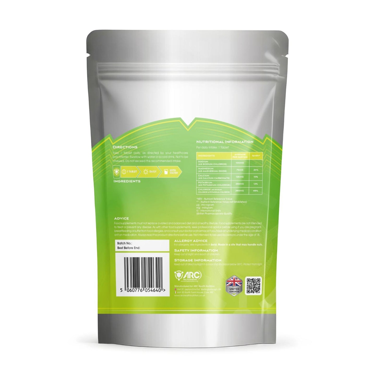 Electrolytes Complex 180 Tablets