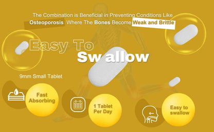 Calcium and Vitamin D3 Supplement Tablets men & Women