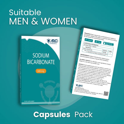 Sodium Bicarbonate 500mg 28 Capsules
