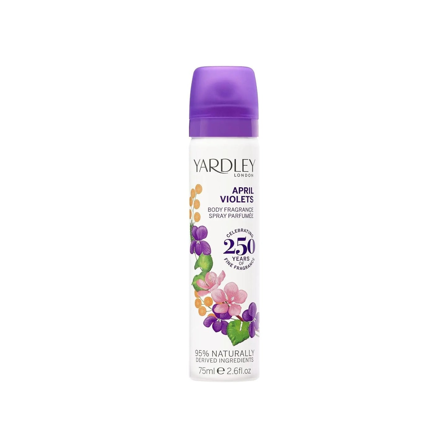 Yardley APRIL VIOLETS Body Spray Fragrance 75ml Yardley