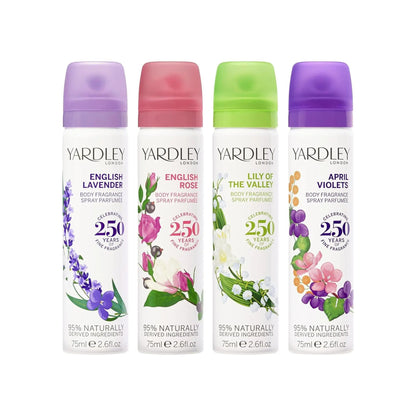 Yardley APRIL VIOLETS Body Spray Fragrance 75ml Yardley