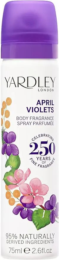 Yardley London April Violets Body Spray 75 ml1 Units Yardley London