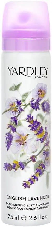 Yardley London English Lavender Body Spray, 75ml, Pack of 1 Yardley London