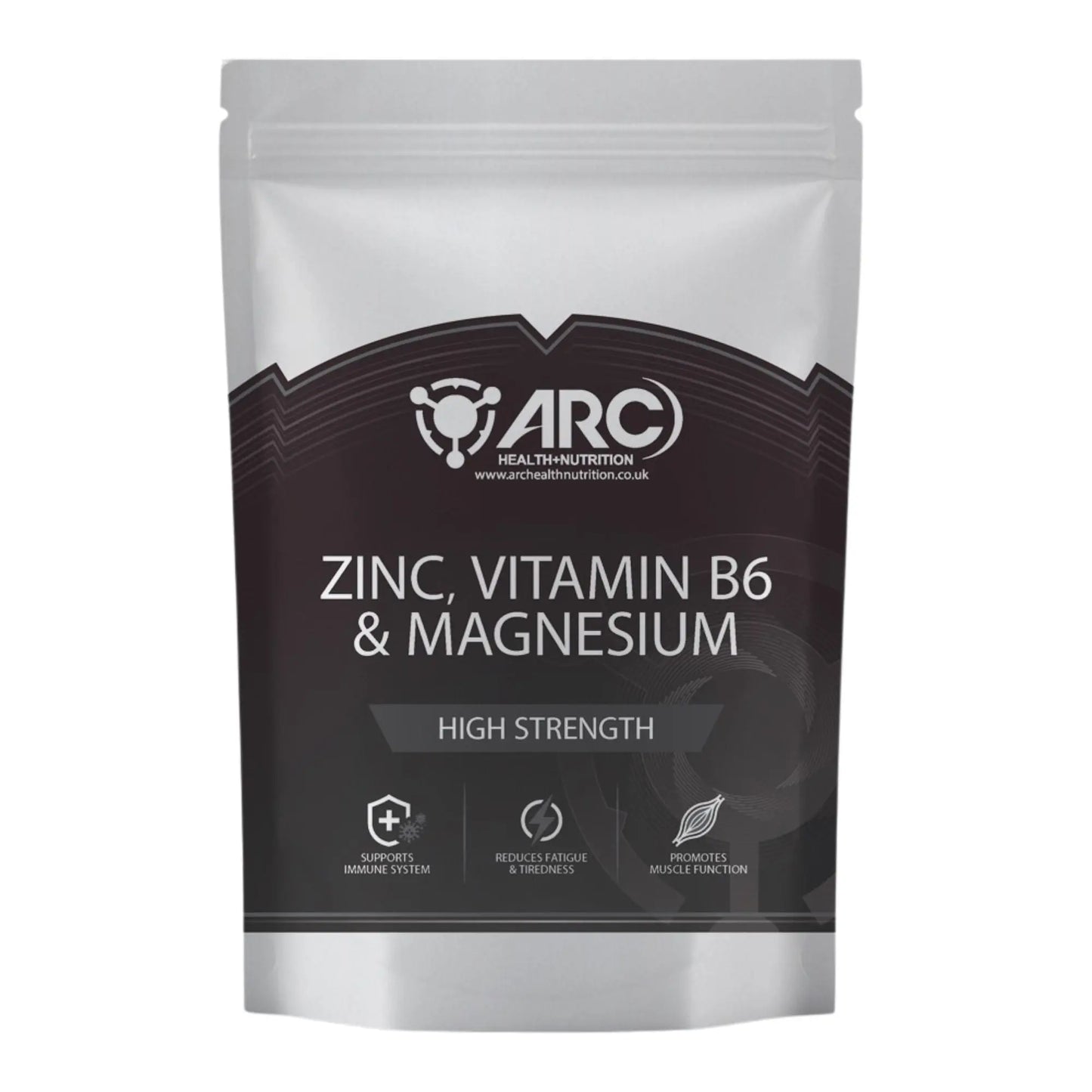 ZMA + Zinc Magnesium & Vitamin B6 180 Supplement Tablets Arc Health Nutrition UK Ltd