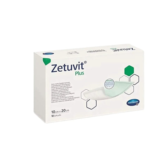 Zetuvit Plus Sterile 10cmX20cm 10 Dressings - Arc Health Nutrition