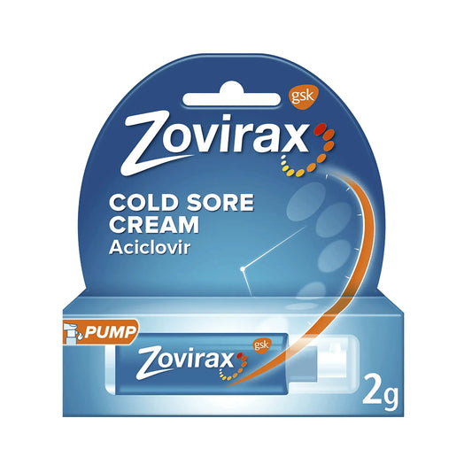 Zovirax Cold Sore 2gm Pump GSL - Arc Health Nutrition