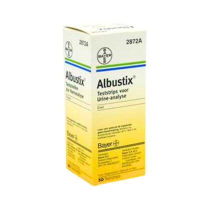 Albustix Urine Protein Test Strips, 50-Piece