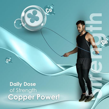 Chelated Copper Supplement 400 Tablets for Men & Women - Vegan, Made in UK