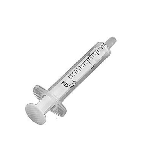 BD Discardit 2 Piece Syringe | 20ml Luer Slip | Eccentric Tip | Scale 1.0ml | Pack of 80