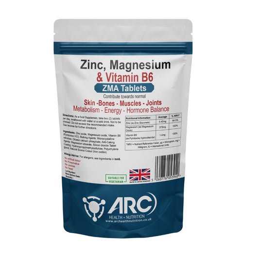 ZMA Supplements -Zinc, Magnesium, and Vitamin B6