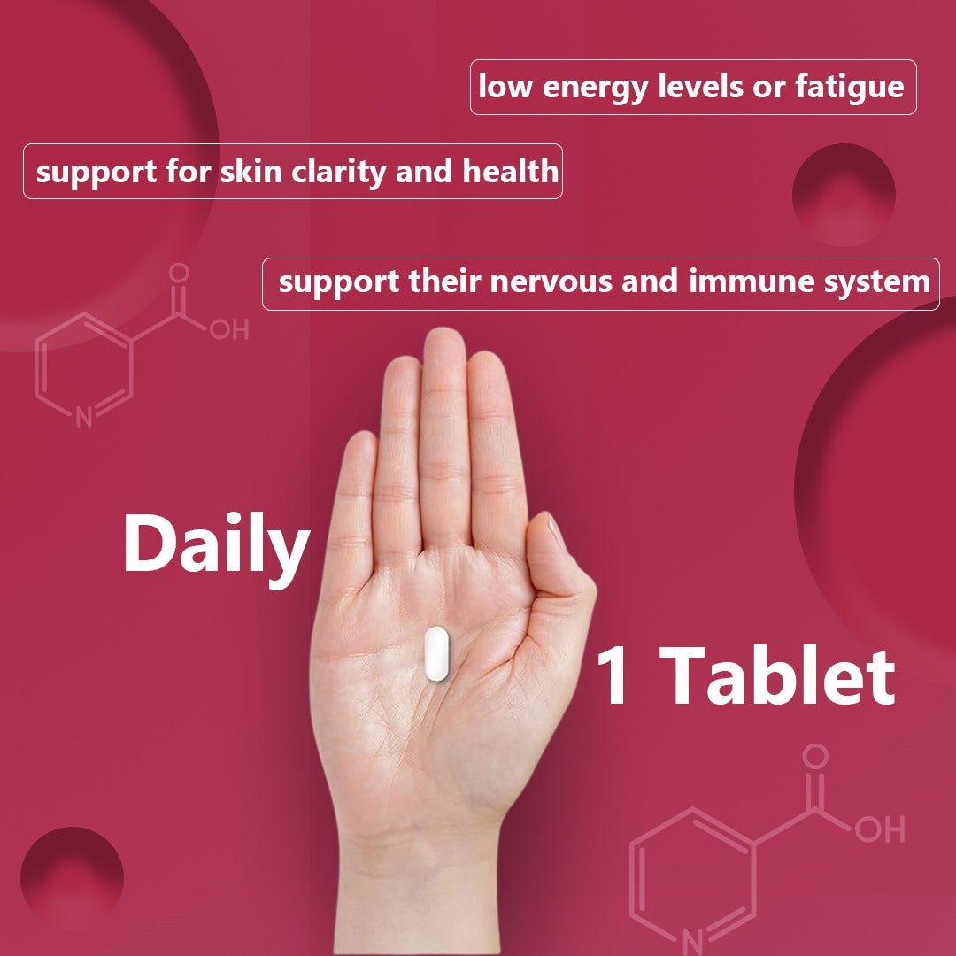 Vitamin B3 Niacinamide Niacin 500mg Tablets for men & women
