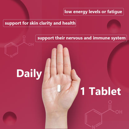 Vitamin B3 Niacinamide Niacin 500mg Tablets for men & women