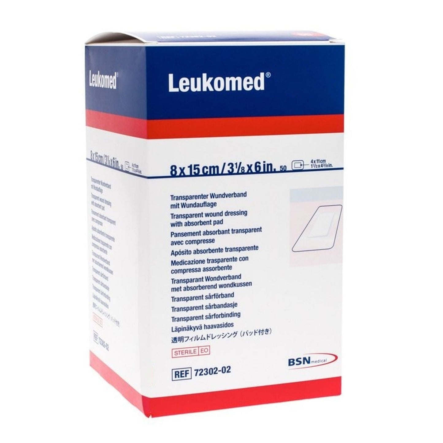 Leukomed Dressings | Non Woven Wound Dressing | 8 x 15cm | Pack of 50