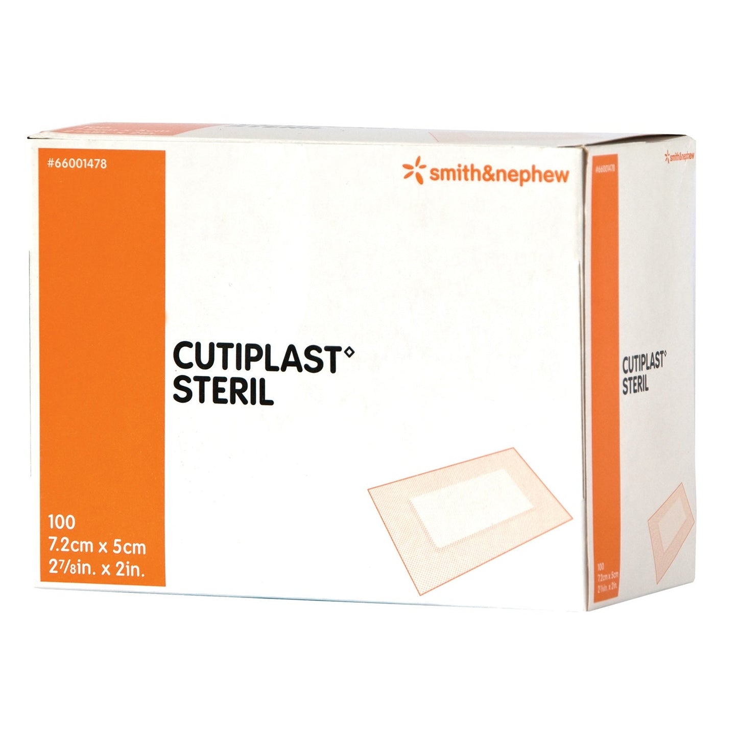 Cutiplast Absorbent Dressing | 7.2 x 5cm | Pack of 100