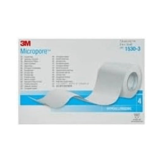 3M Micropore Hypoallergenic Surgical 7.6cm x 9.1m Tape - Arc Health Nutrition UK Ltd 