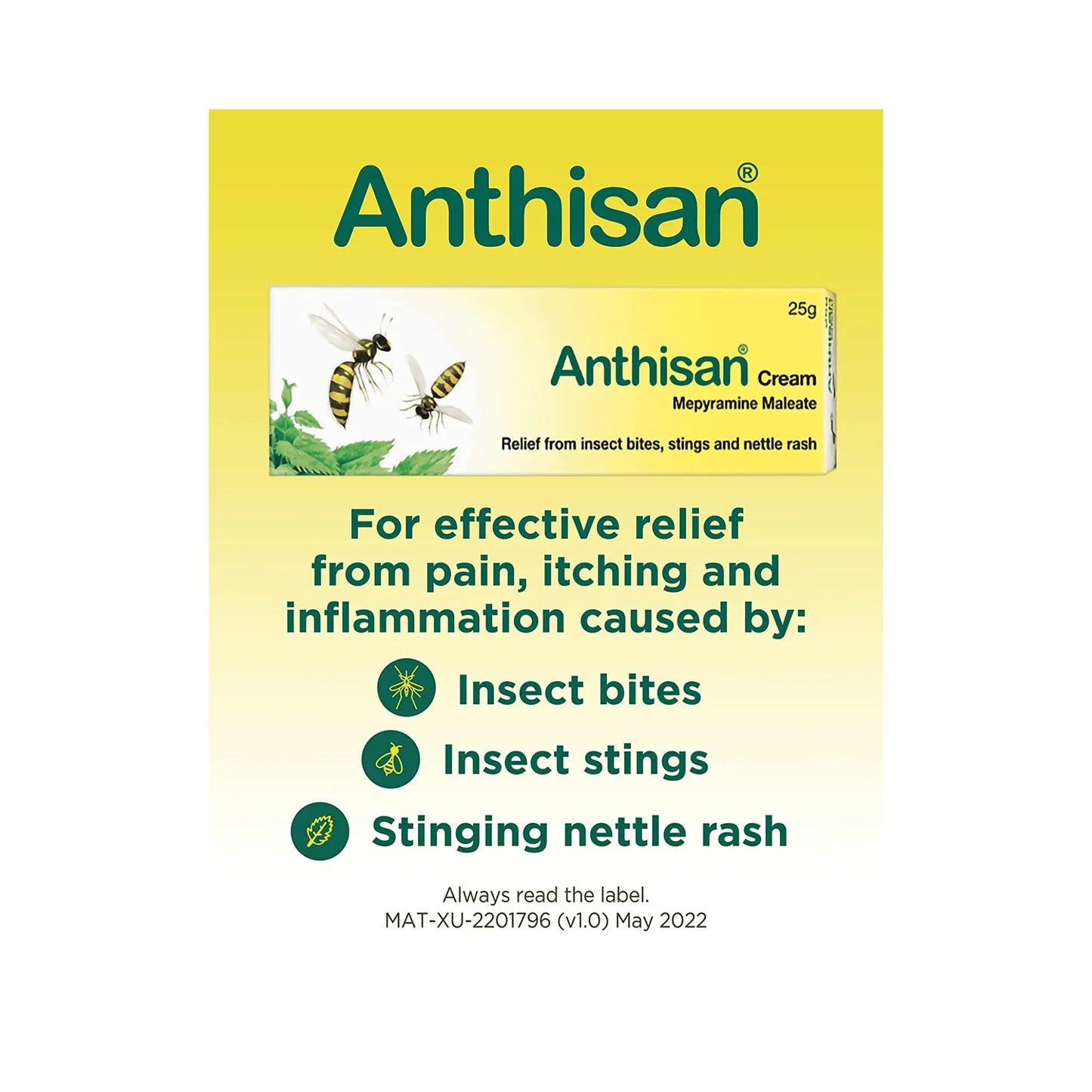 Anthisan Bite & Sting 20g Cream - Arc Health Nutrition UK Ltd 