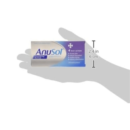 Anusol Suppositories 12 Soothing Relief - Arc Health Nutrition UK Ltd 