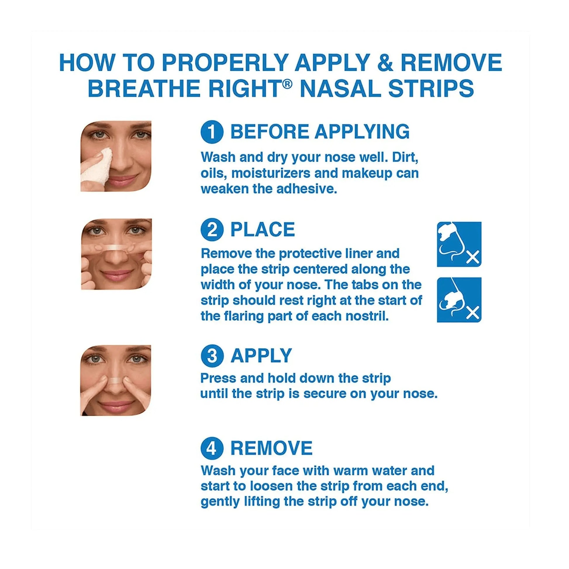 Breathe Right Clear Large 10 Nasal Strips - Arc Health Nutrition UK Ltd 