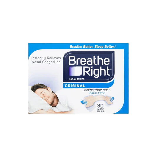 Breathe Right Natural Large 30 Nasal Strips - Arc Health Nutrition UK Ltd 
