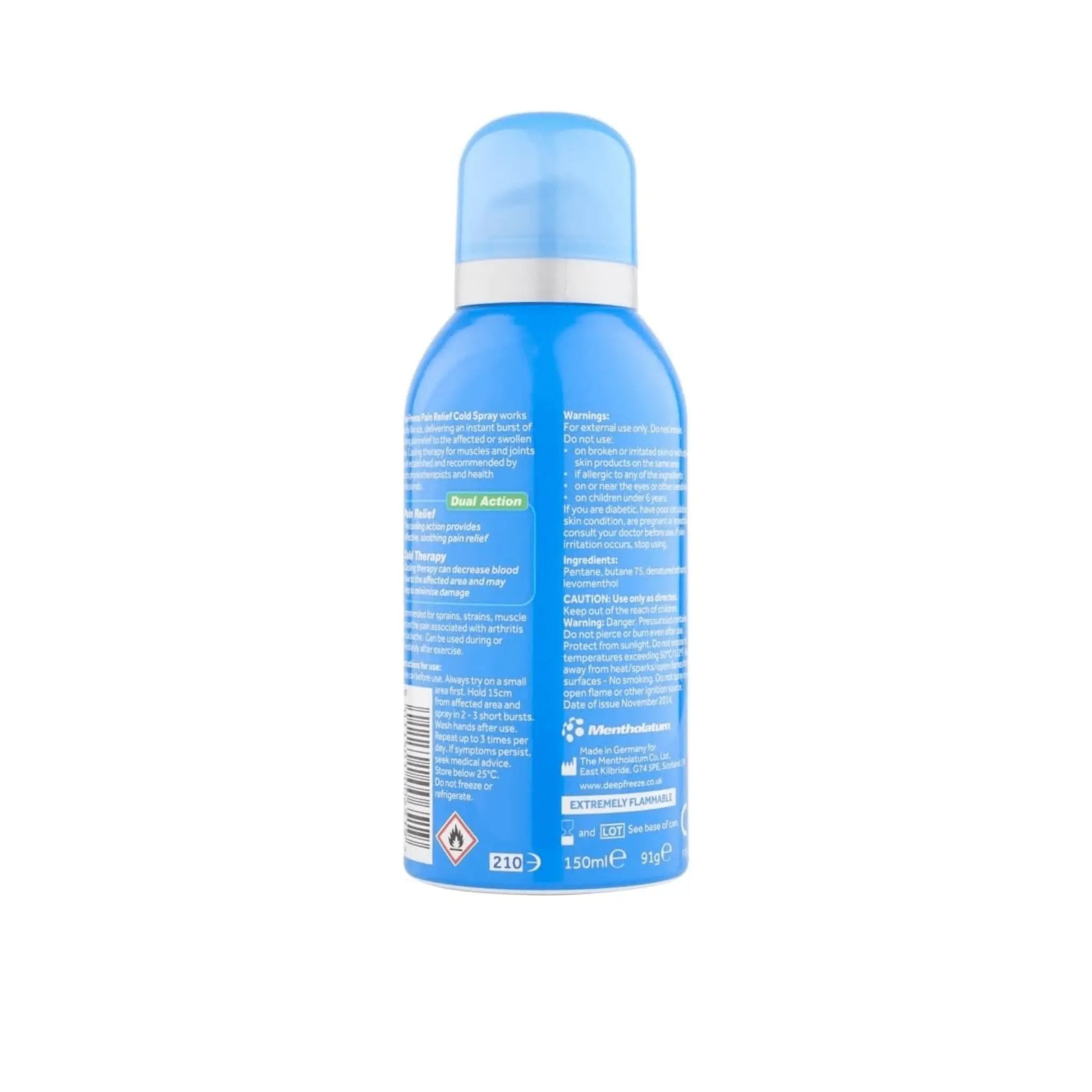 Deep Freeze Cold 150ml Spray - Arc Health Nutrition UK Ltd 