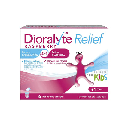 Dioralyte Raspberry Medication 6 Sachets - Arc Health Nutrition UK Ltd 