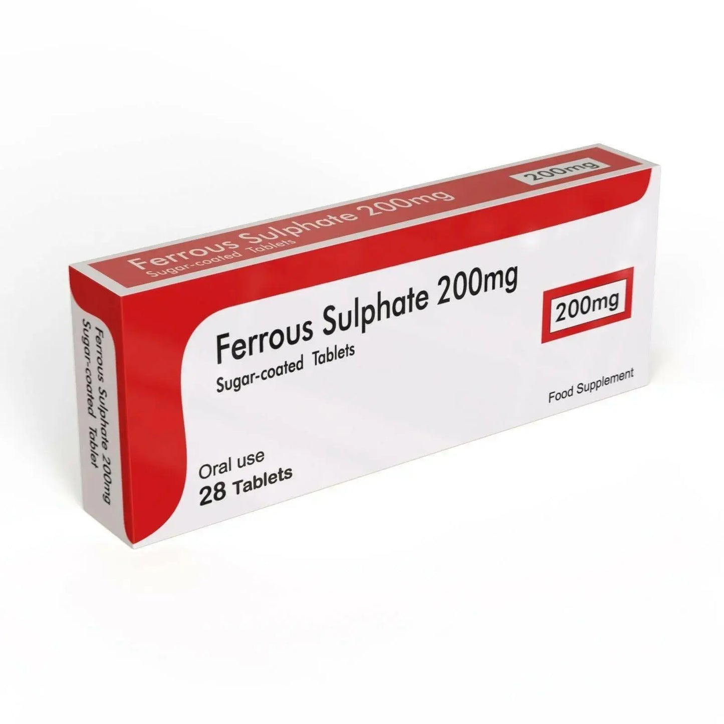 Ferrous Sulphate 200mg 28 Tablets Iron Supplement - Arc Health Nutrition UK Ltd 