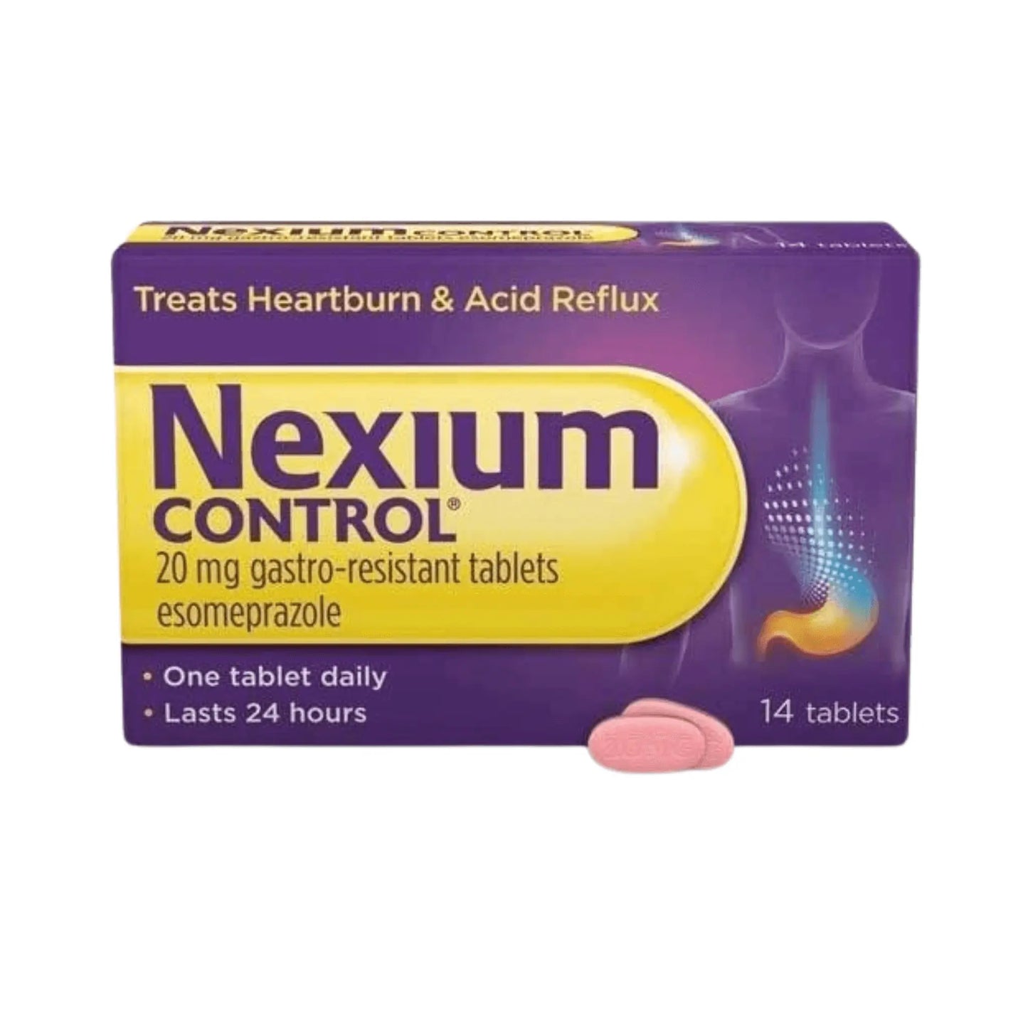 Nexium Control 20mg 14 Tabs - Arc Health Nutrition UK Ltd 