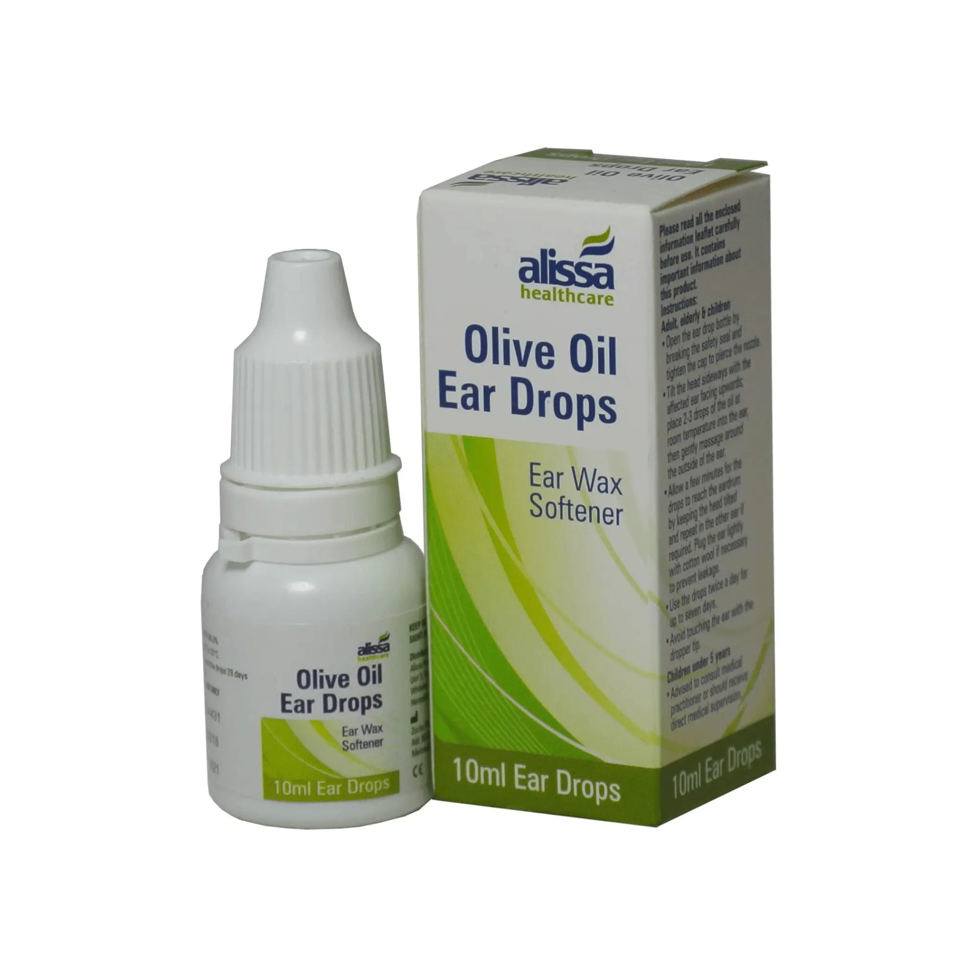 Olive Oil 10ml Ear Drops - Arc Health Nutrition UK Ltd 