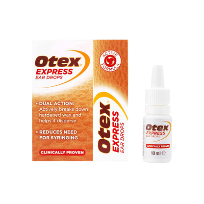 Otex Express 10ml Ear Drops - Arc Health Nutrition UK Ltd 