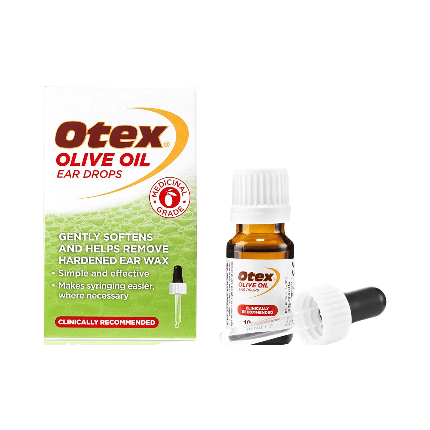 Otex Olive Oil 10ml Ear Drops - Arc Health Nutrition UK Ltd 