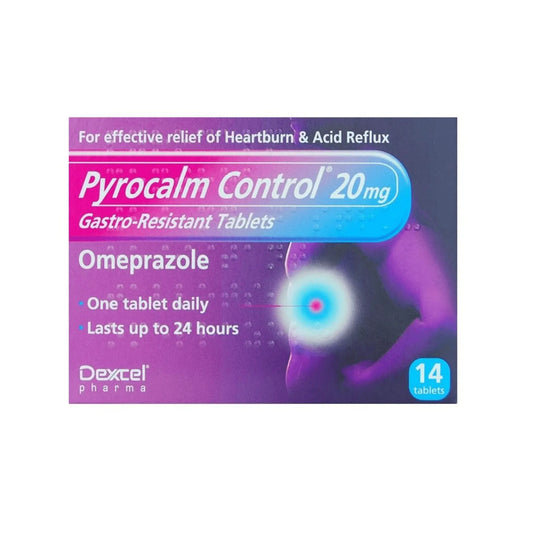 Pyrocalm Control 20mg 14 Tablets - Arc Health Nutrition UK Ltd 