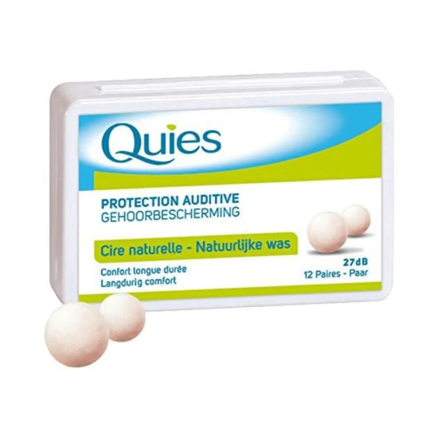 Quies Boules Nat Wax Earplugs x 12 - Arc Health Nutrition UK Ltd 